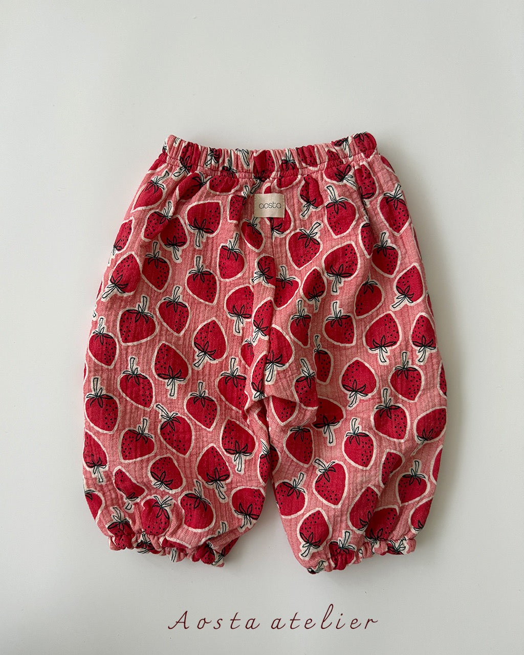 韓國童裝 26秋| AO14 Strawberry Pants 褲子 (70-110)