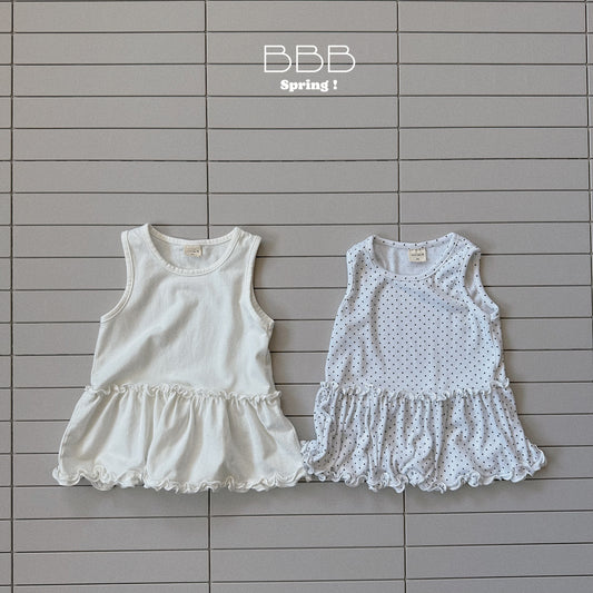 韓國童裝 26春 | BB11 Lacarong Sleeveless Dress (70-110cm)