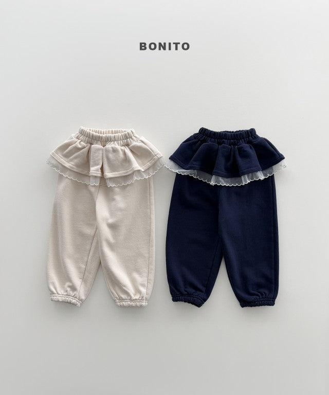 韓國童裝 26秋| BT52 Frill Jogger Pants 長褲 (80-140)