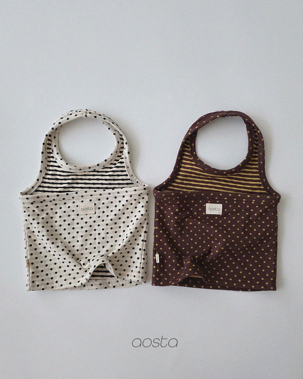 韓國童裝 26秋| AO52 Choco Chip Halter Neck 背心 (70-110)