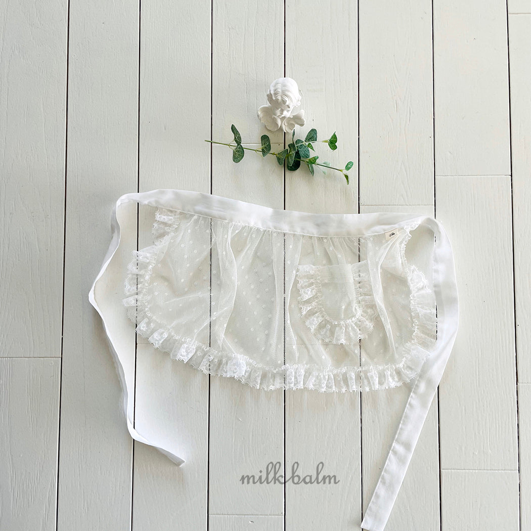 韓國童裝 26SS| MK25 Milk Apron Free Size