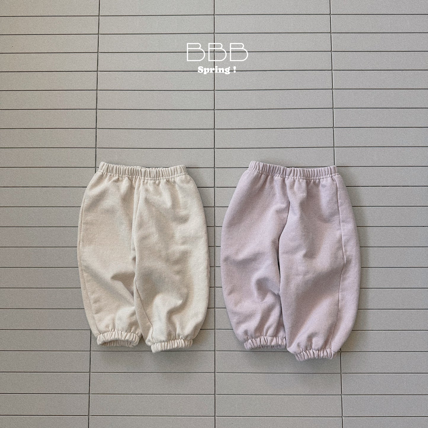 韓國童裝 26春 | BB37 Bebe Soft Jogger Pants (70-110cm)