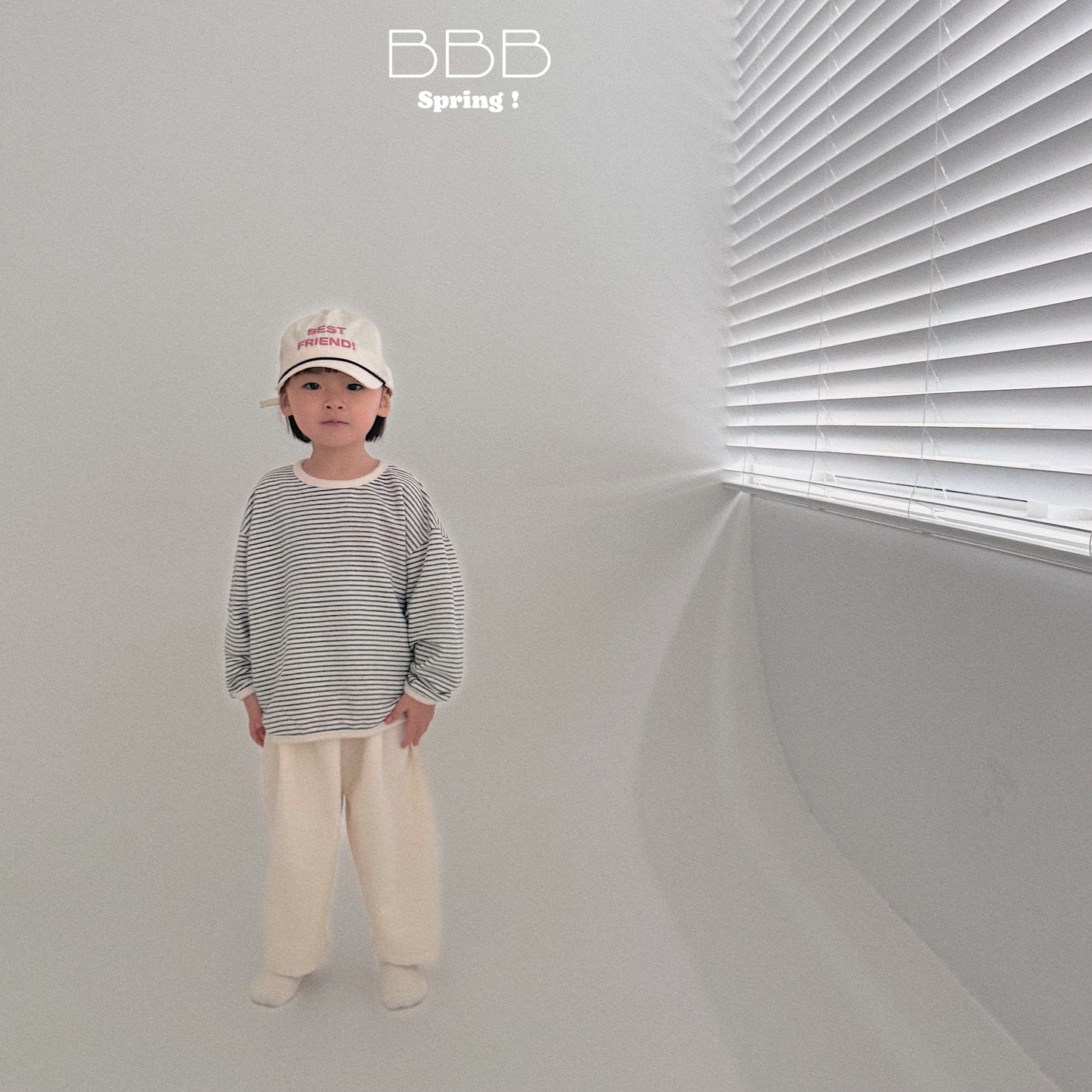 韓國童裝 26春 | BB02 Bangbang Collar T-shirt (70-130cm)