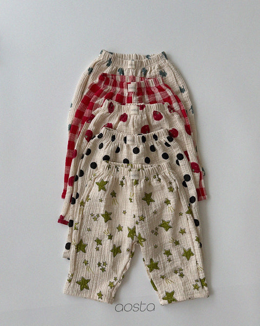 韓國童裝 26秋| AO53 Signature Pants 褲子 (70-110)