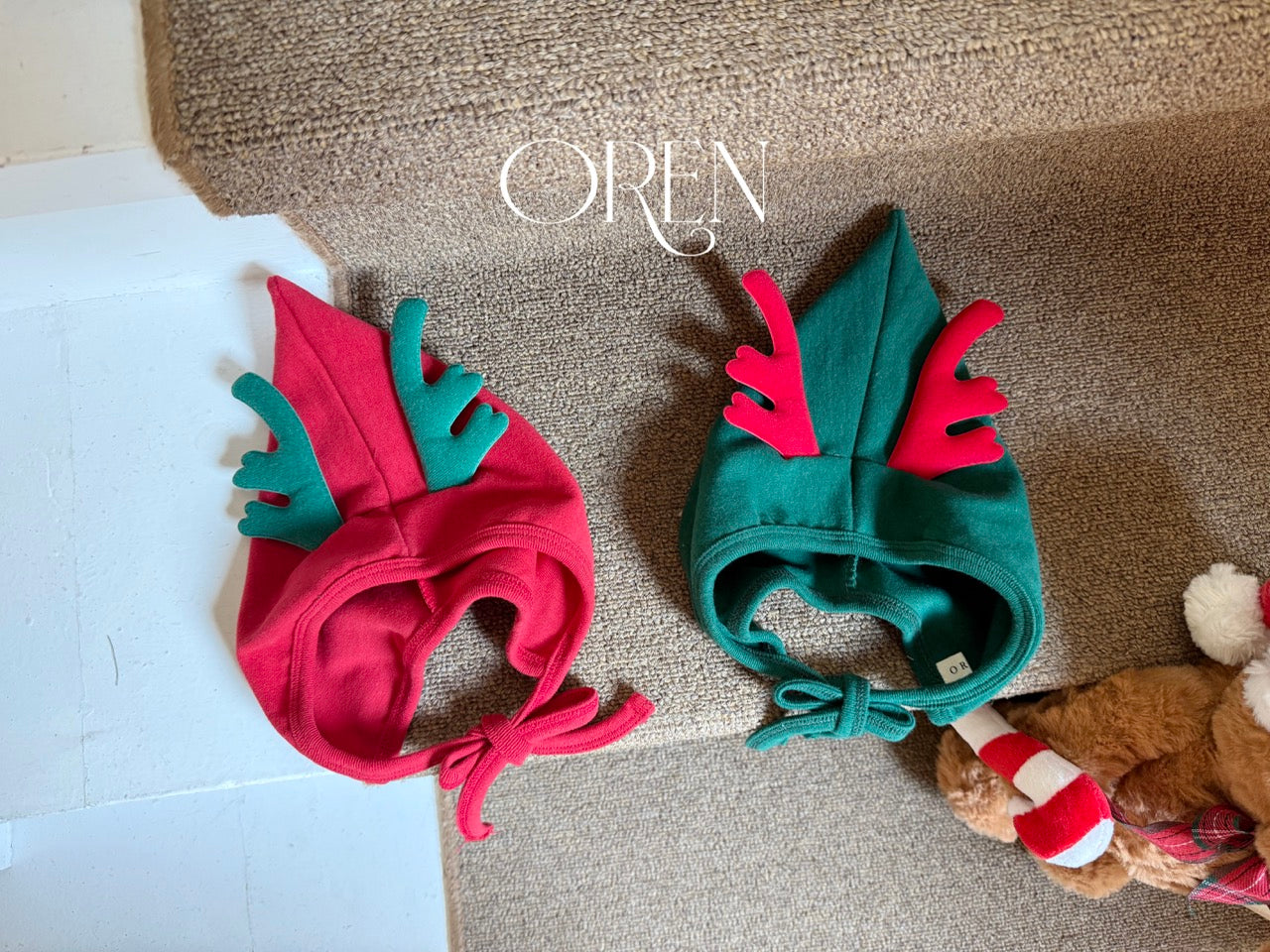 韓國童裝 25秋冬 | OR25510 聖誕款 Christmas Bonnet