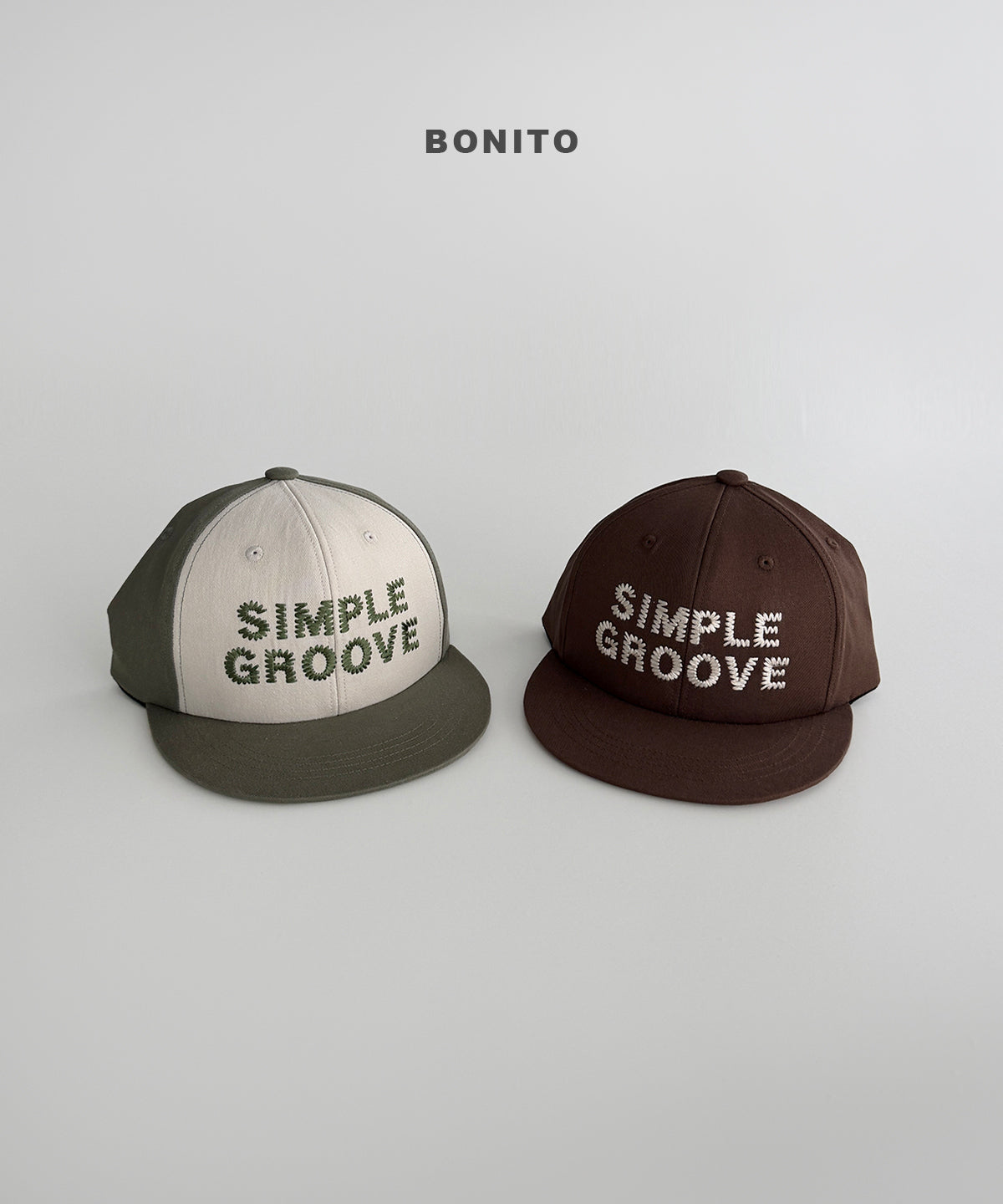 韓國童裝 26秋| BT01 Simple Groove Cap 帽子 (Free Size)