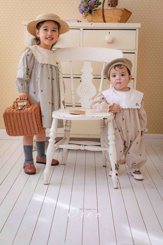 韓國童裝 26春 |  OR90 Cherry Suit (75~90cm)