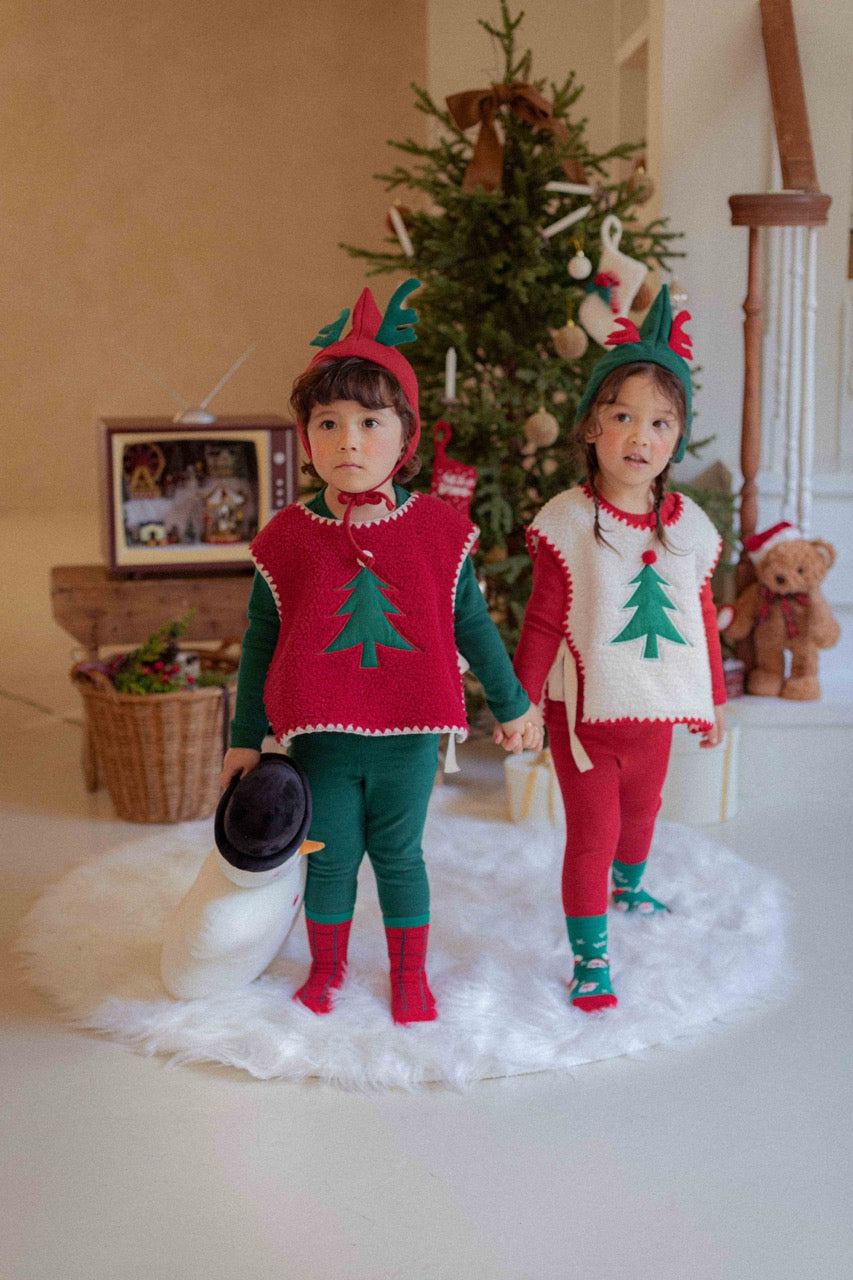 韓國童裝 25秋冬 | OR25510 聖誕款 Christmas Bonnet