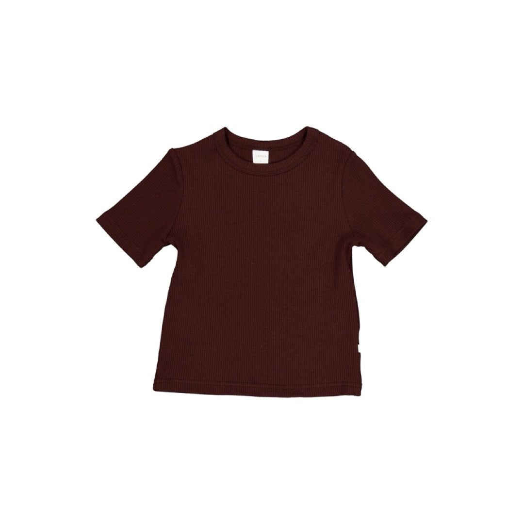 韓國童裝 26夏| LU17 Roy Ribbed Tee | Roy 坑條T恤 (80-130)