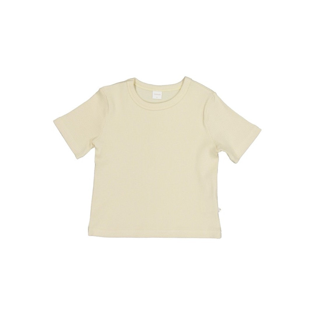 韓國童裝 26夏| LU17 Roy Ribbed Tee | Roy 坑條T恤 (80-130)