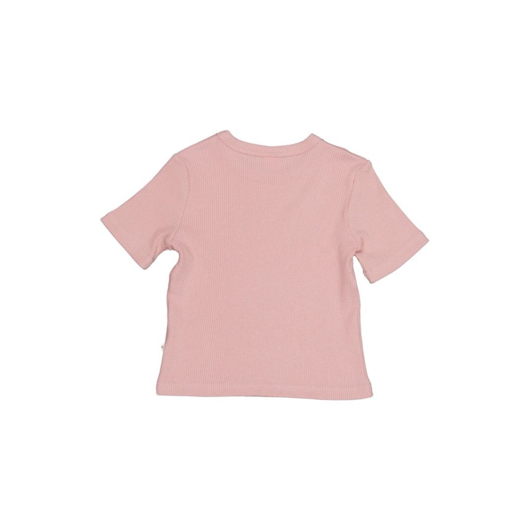 韓國童裝 26夏| LU17 Roy Ribbed Tee | Roy 坑條T恤 (80-130)