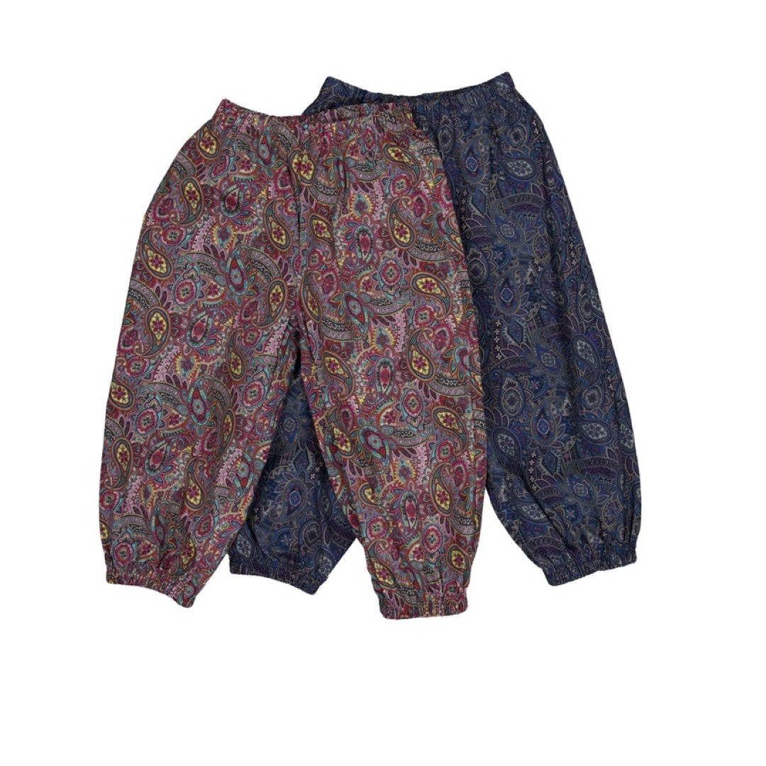 韓國童裝 26夏| LU20 Paisley Jogger Pants | 變形蟲束口褲 (80-130)