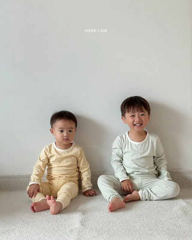 韓國童裝 26秋| HM16  Plain Loungewear Set 純色居家服 (12m-120)