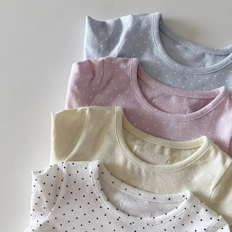 韓國童裝 26秋| HM12 Dot Loungewear Set 點點莫代爾居家服 (12m-120)
