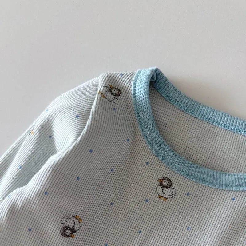韓國童裝 26秋| HM07 Duck Loungewear Set 小鴨居家服 (12m-120)