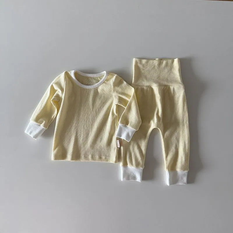 韓國童裝 26秋| HM18 Ribbed Modal Loungewear 莫代爾居家服 (12m-120)
