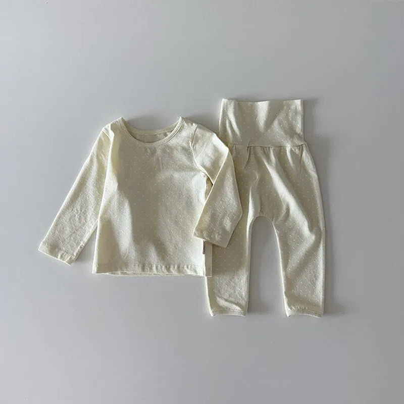 韓國童裝 26秋| HM12 Dot Loungewear Set 點點莫代爾居家服 (12m-120)