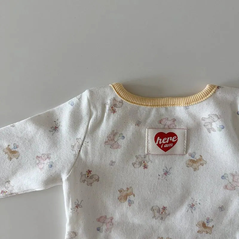 韓國童裝 26秋| HM08 Balloon Puppy Loungewear Set 居家服 (12m-120)