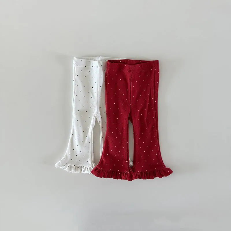 韓國童裝 26秋| HM14 Frill Dot Dot Pants 褲子 (12m-120)