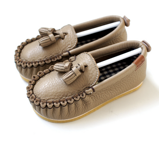 9月團) 韓國手工真皮鞋團   Loafer beige
