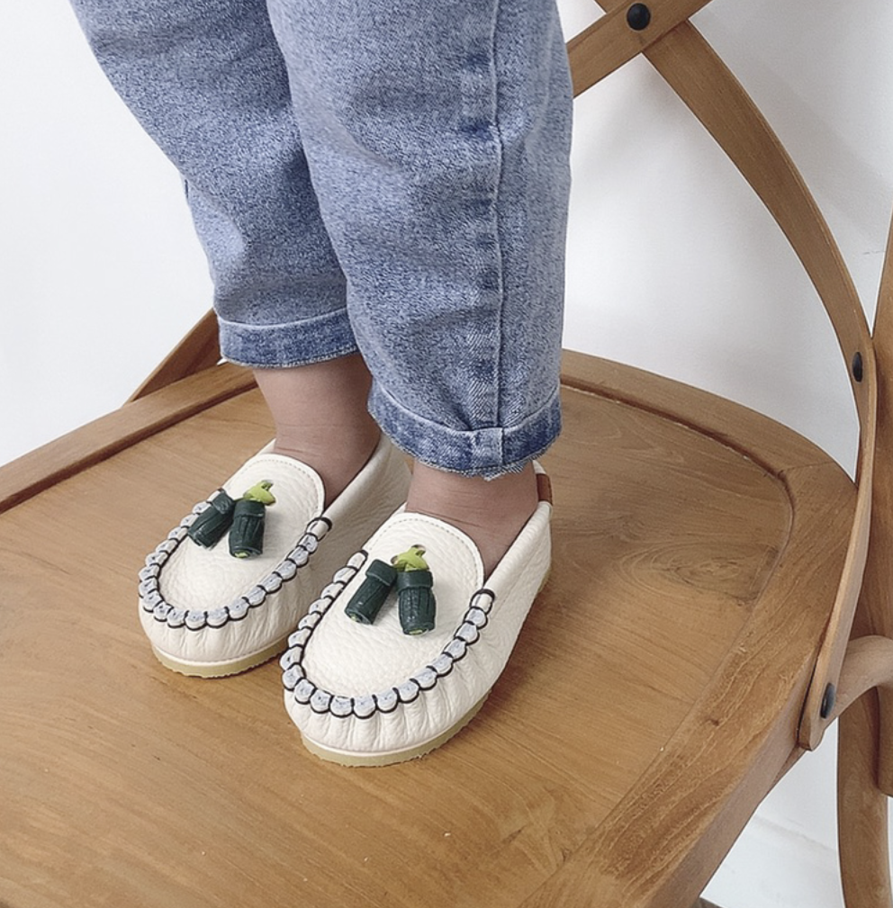 9月團) 韓國手工真皮鞋團  Loafer avocado