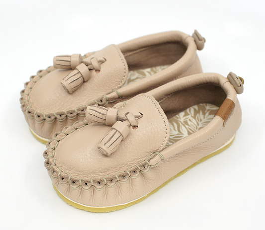 9月團) 韓國手工真皮鞋團  Loafer pinkBeige