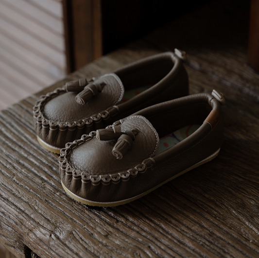 9月團) 韓國手工真皮鞋團   Loafer cappuccino