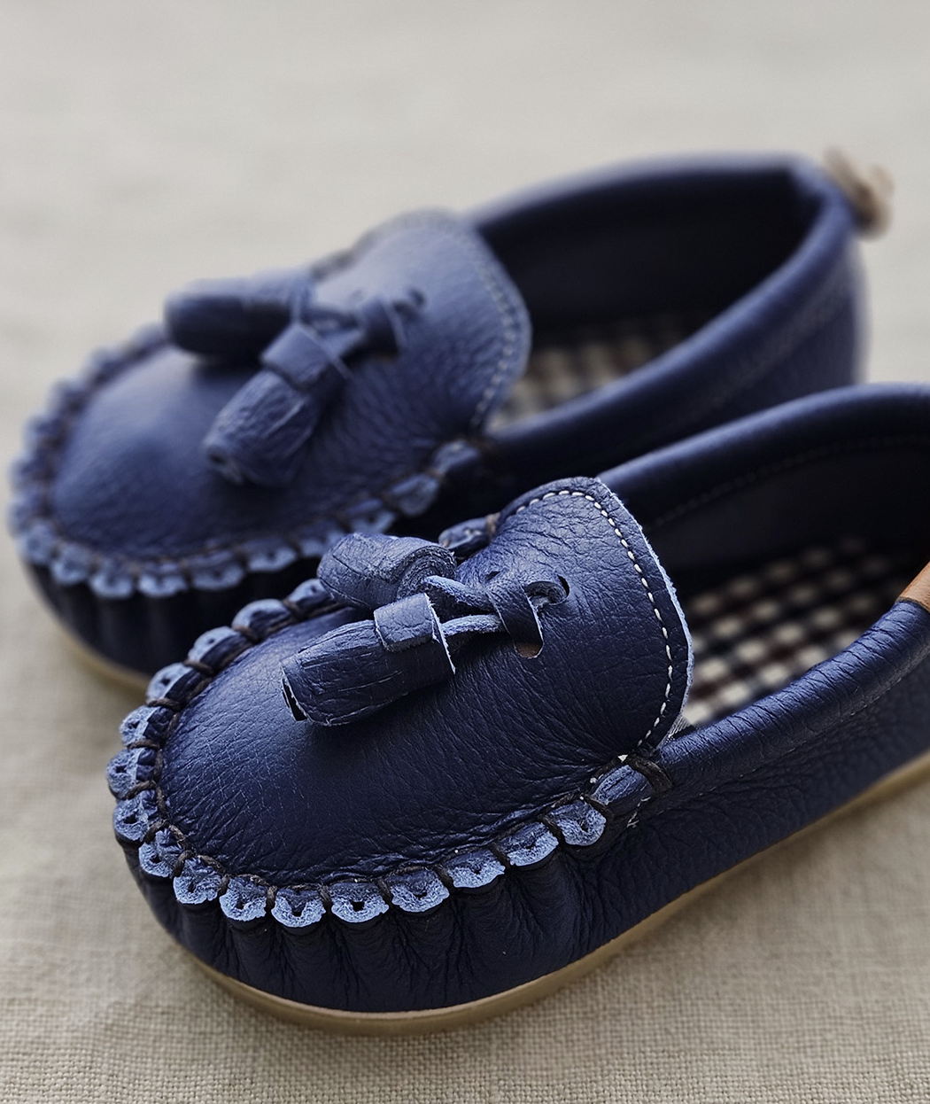 9月團) 韓國手工真皮鞋團  Loafer royalBlue