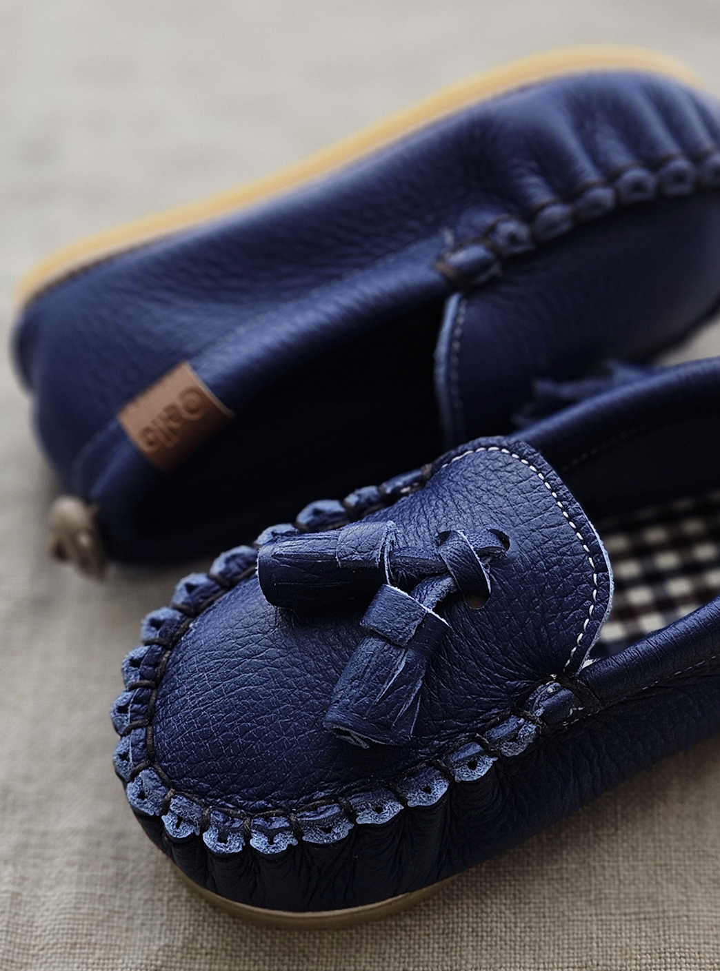9月團) 韓國手工真皮鞋團  Loafer royalBlue