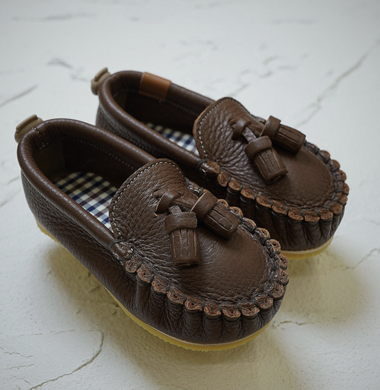 9月團) 韓國手工真皮鞋團  Loafer deepBrown