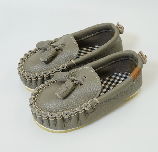 9月團) 韓國手工真皮鞋團  Loafer ashGray