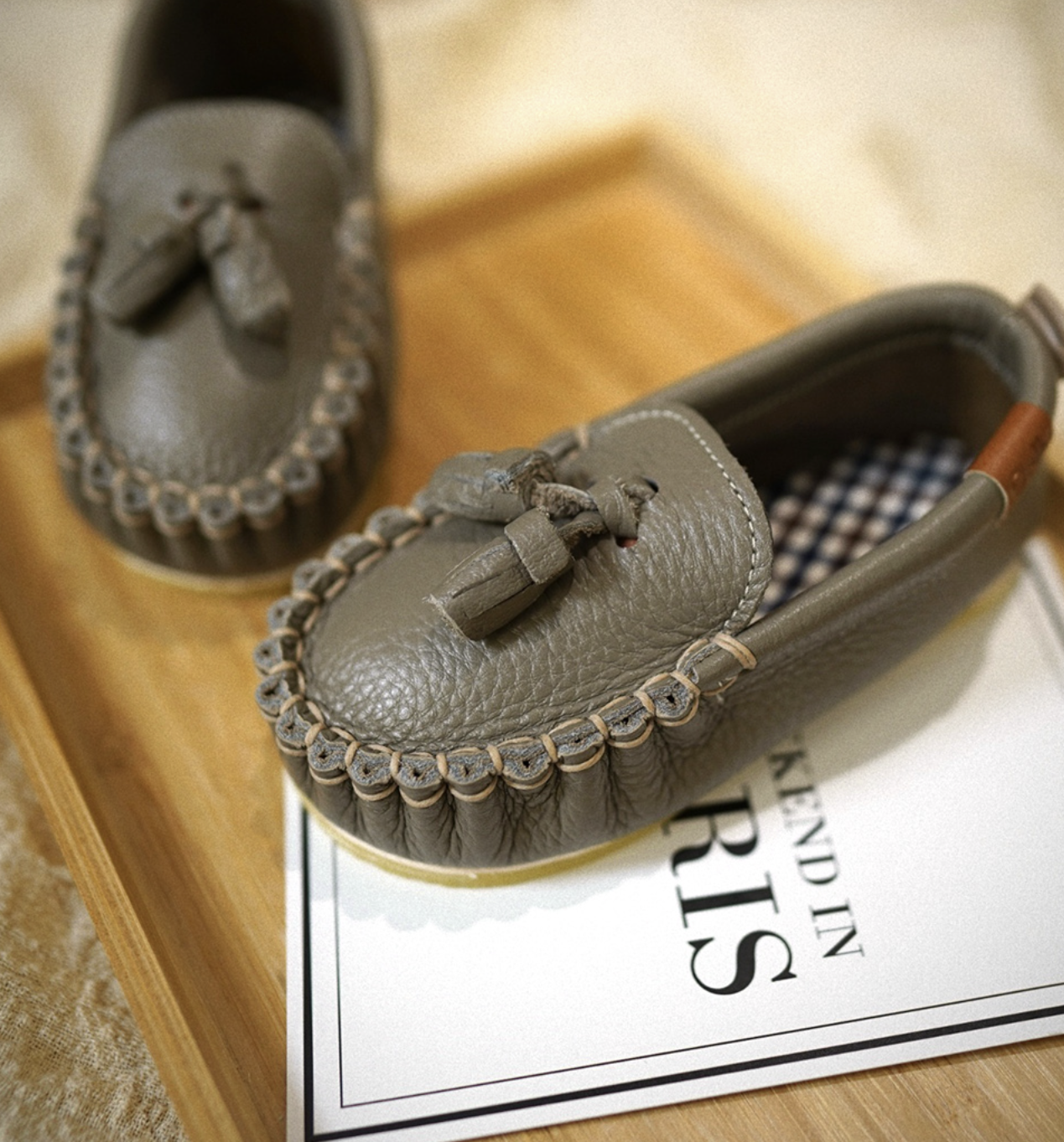 9月團) 韓國手工真皮鞋團  Loafer ashGray