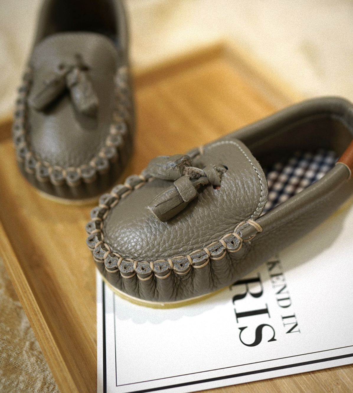 9月團) 韓國手工真皮鞋團  Loafer ashGray