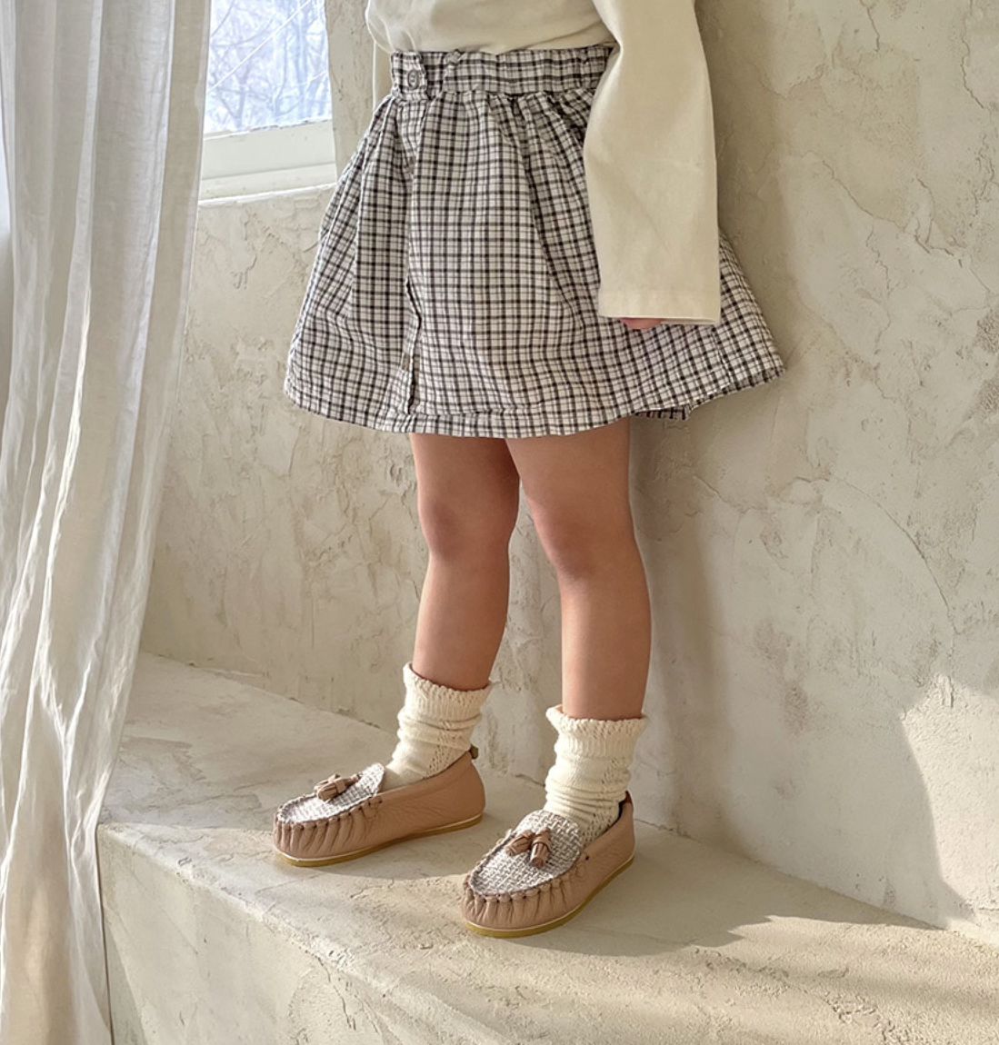 9月團) 韓國手工真皮鞋團   Loafer tweedPink