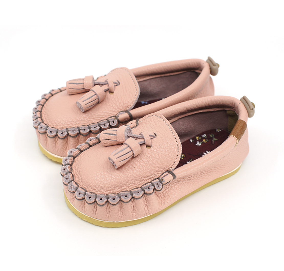 9月團) 韓國手工真皮鞋團  Loafer peachPink