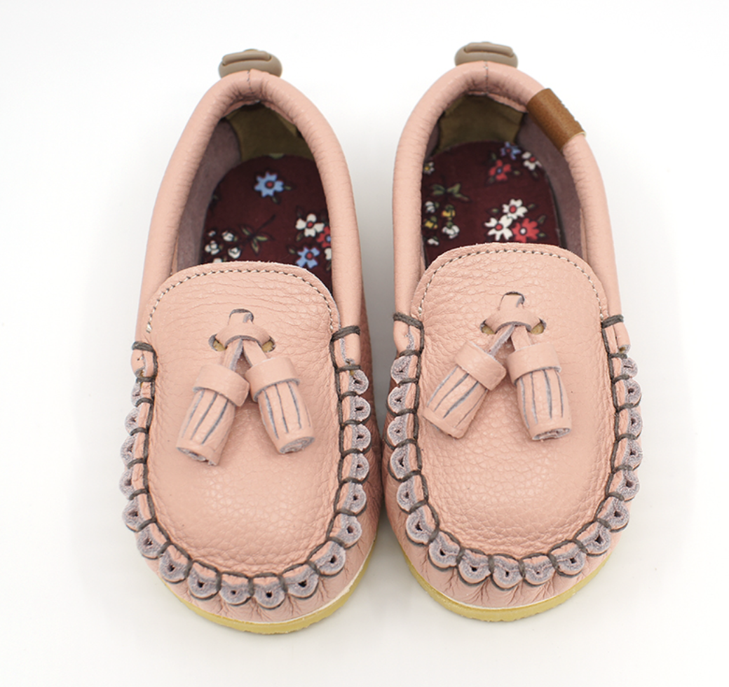 9月團) 韓國手工真皮鞋團  Loafer peachPink