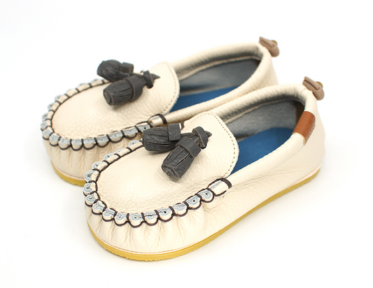 9月團) 韓國手工真皮鞋團  Loafer creamgrey