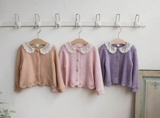 韓國童裝 25秋 | FU25310 Mallet cardigan
