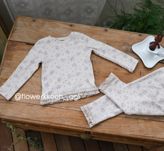韓國童裝 25秋 | FU25361 Baby De FLO Baby Set