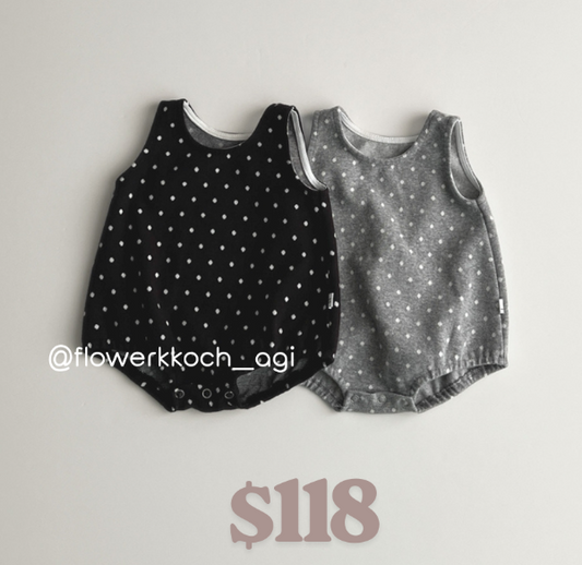 韓國童裝 25秋 | LD253 Dot Dot Suit