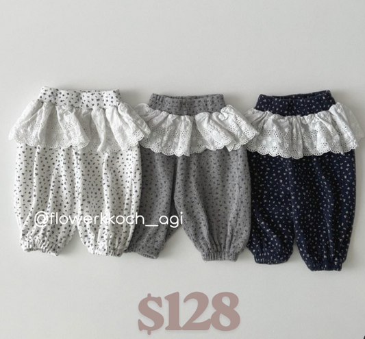 韓國童裝 25秋 | LD253 Baby Lace Pants
