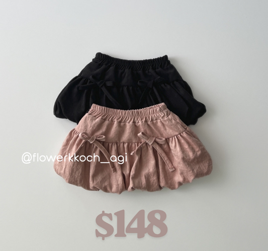 韓國童裝 25秋 | LD253 Pompom skirt