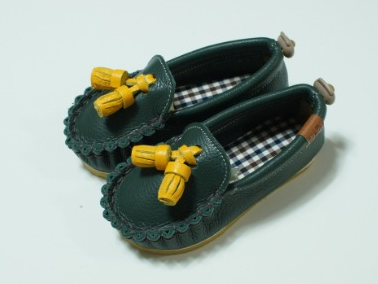 韓國手工真皮鞋團  Loafer greenYellow
