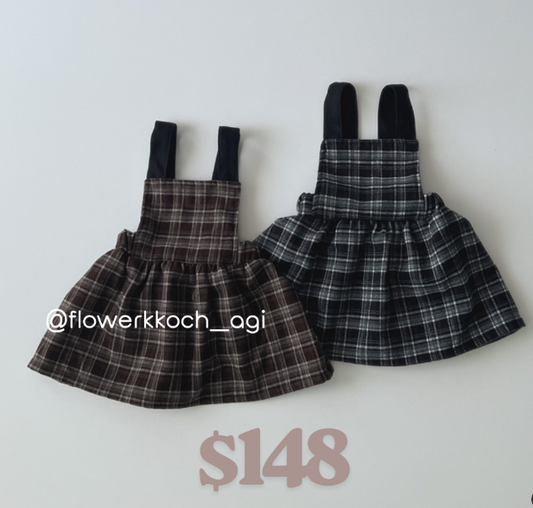 韓國童裝 25秋 | LD253 Check Dress