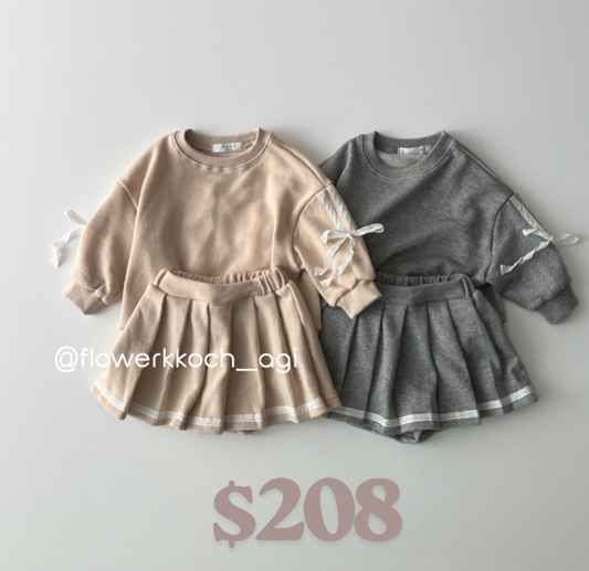 韓國童裝 25秋 | LD253 Ribbon Set