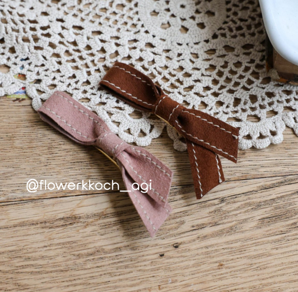韓國童裝 25秋 | FU25346 Ribbon Hairpin