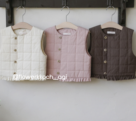 韓國童裝 25秋 | FU253 Padding Vest