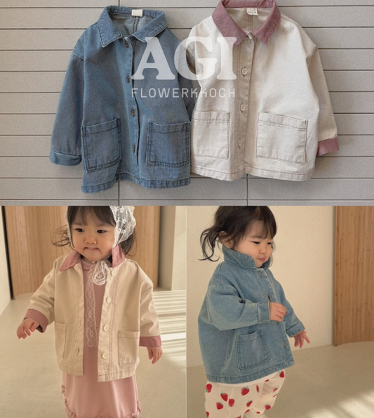 韓國童裝 26春 | BB16 Bebe Denim Jacket (70-110cm)