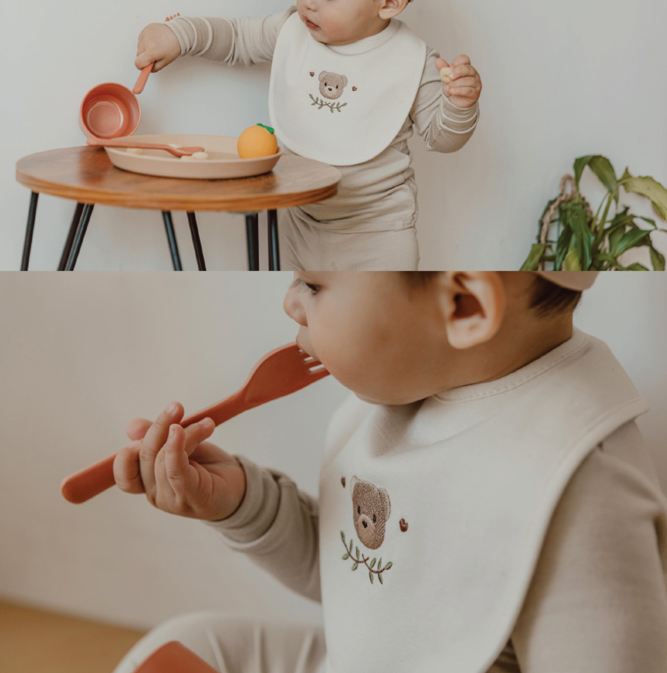 【現貨+預訂】韓國嬰幼兒用品 | Koongs Koongs Organic Bib