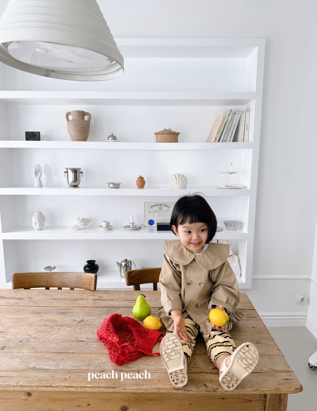 韓國童裝 26春 | PP01 Spring Frill Trench Coat JK (80-130)